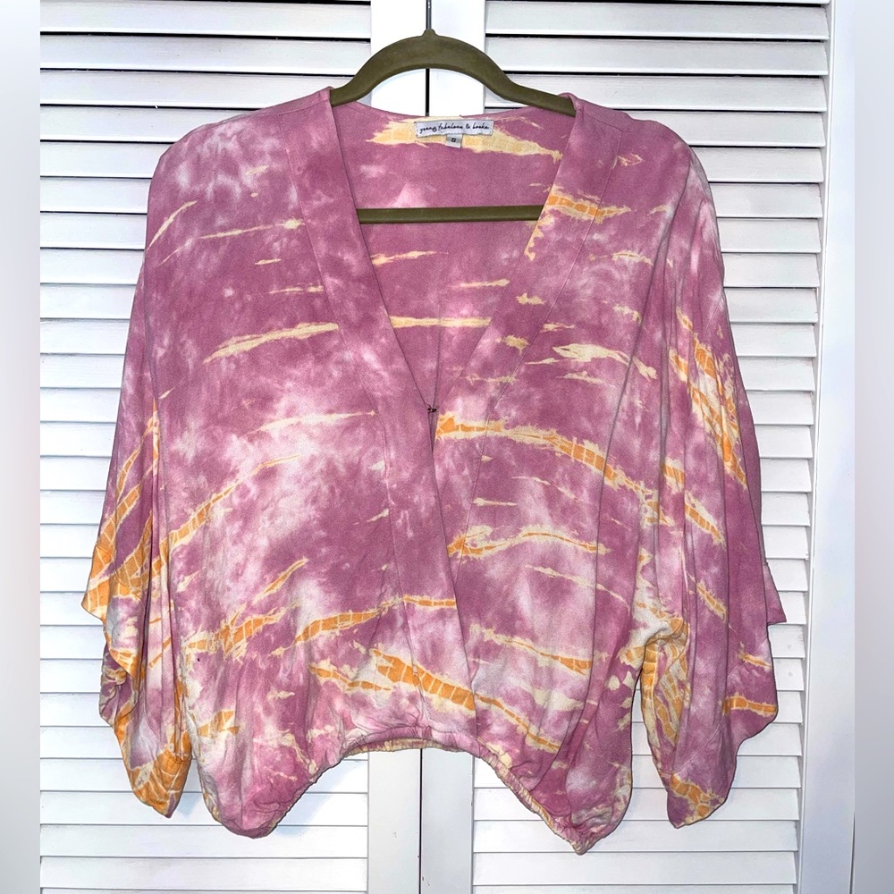 Young Fabulous & Broke tie dye shirt